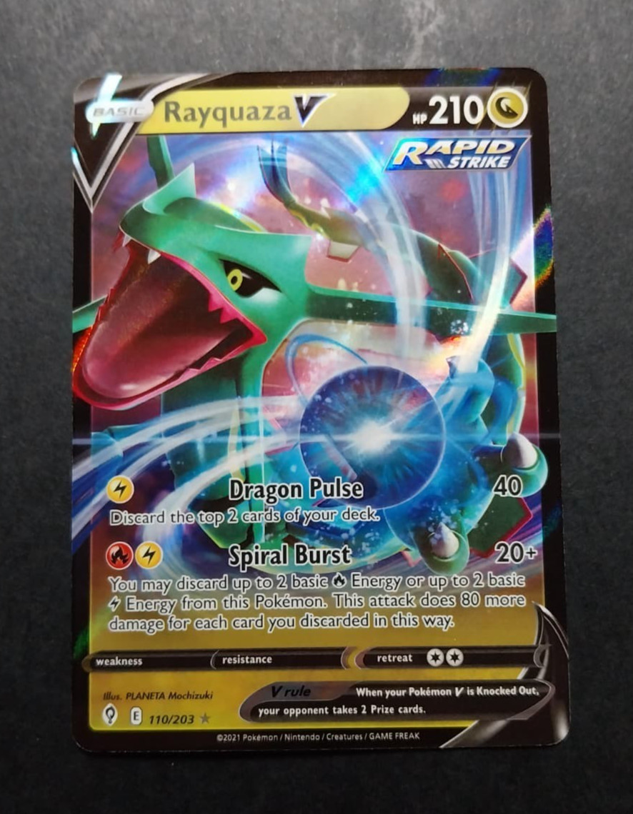 Rayquaza V | NM | EVS 110 | Pokemon | Evolving Skies | EN