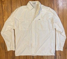 Guess? White Button Down, Men's Medium M Dress Shirt, 100% Cotton