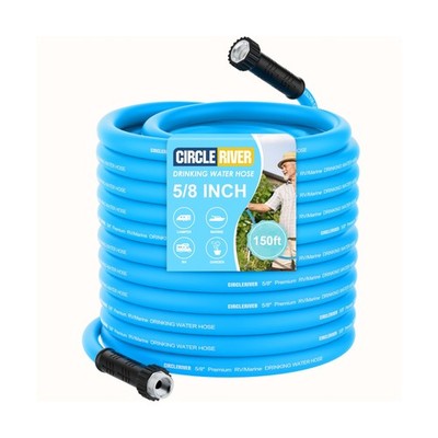 RV Water Hose 150FT, 5/8'' Premium RV Drinking Water Hose for RV, Camping, Mar...