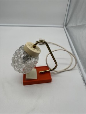 Richard Essig, 197OS Bubble Glass Lamp, Space Age, Vintage Schreibtischlampe,
