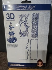 NEW Tattered Lace Cutting Dies SHEER SPLENDOUR 3D DECOUPAGE Dragonfly 482227