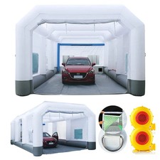Inflatable Spray Booth GORILLASPRO 9x5x3.5M Upgrade Air Filter System 2 Blowers