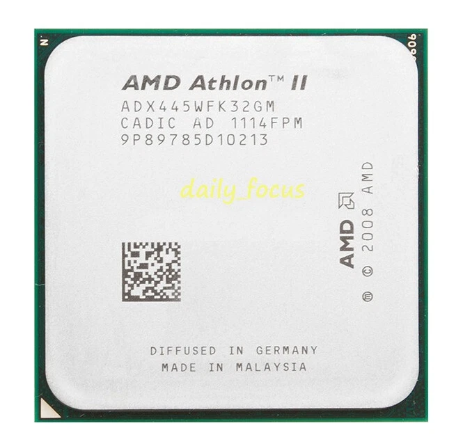 AMD Athlon II X3 445 ADX445WFK32GM 3.1 GHz Socket AM3 Triple-Core CPU Processor - Image 3 of 4