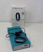 Fitbit Alta HR Fitness Activity Tracker Heart Rate Monitor FB408 Blue Gray Band