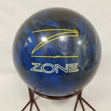 Brunswick Z Zone Bowling Ball Black Blue White Marble Swirl 6 LB