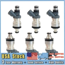 6Pcs Fuel Injectors For Toyota 4Runner 1996-98 Tacoma T100 1995-98 3.4L US Stock