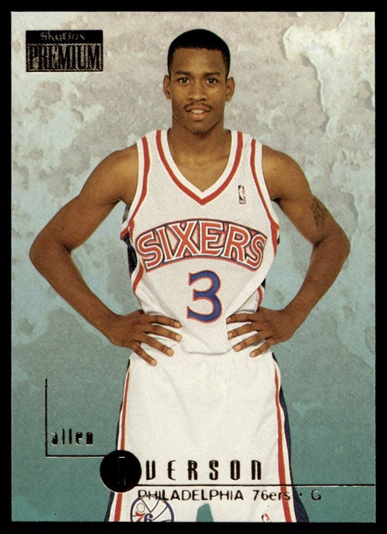 1996-97 SkyBox Premium Allen Iverson Rookie Philadelphia 76ers #85 A1