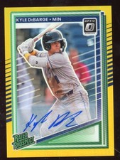 Kyle Debarge 2025 Optic Auto Rated Gold Prizm Prospect #188 Serial #d 8/10