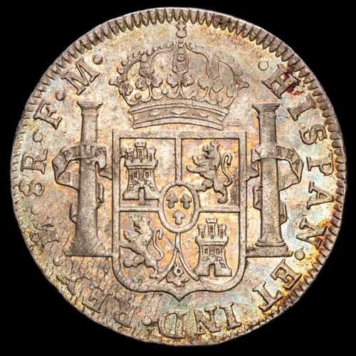 Carlos IIII 8 Reales (26,97g) 1793 México F·M AC-955 EBC- - Bild 3 von 3
