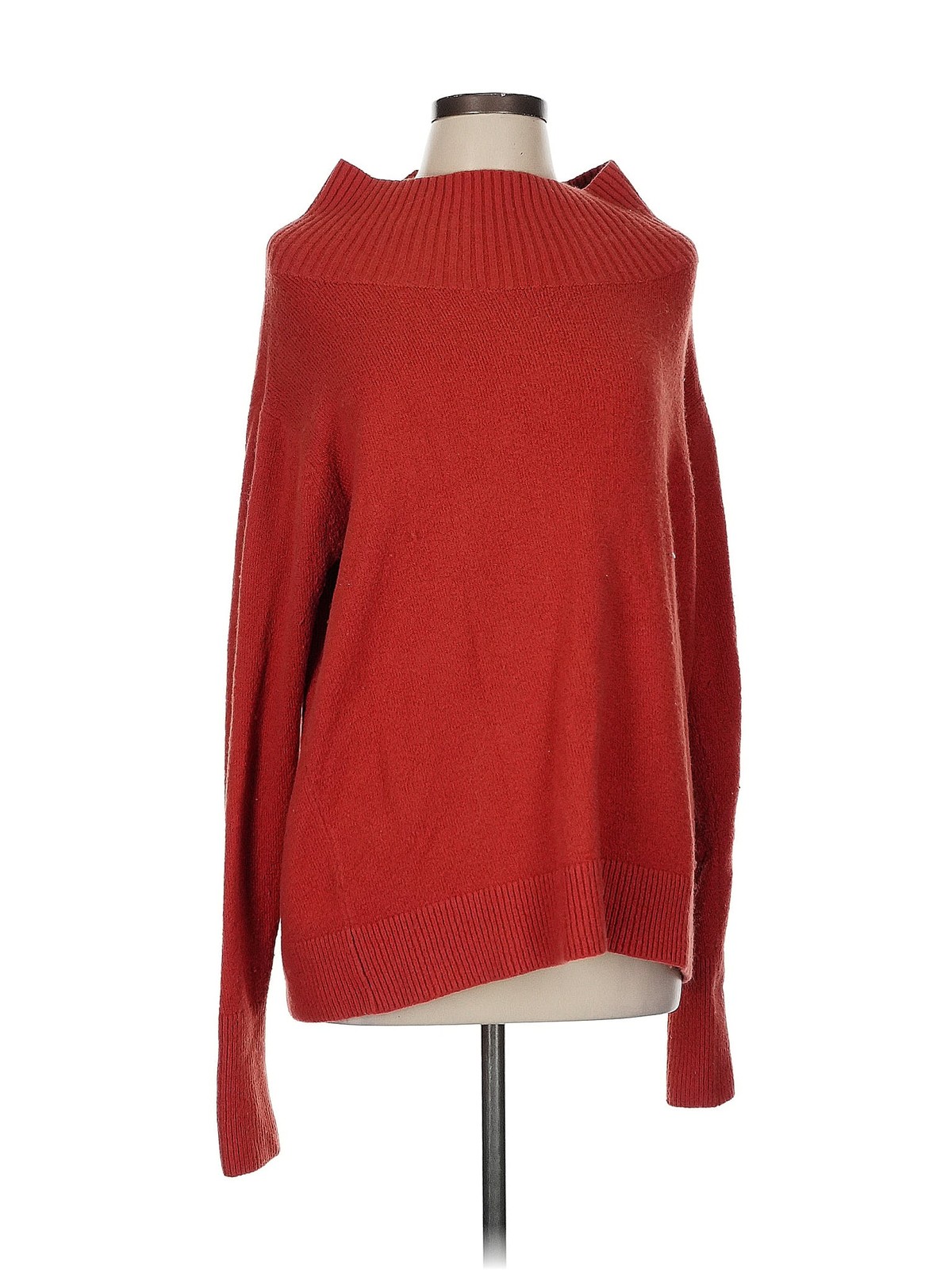 Caslon Women Red Turtleneck Sweater M