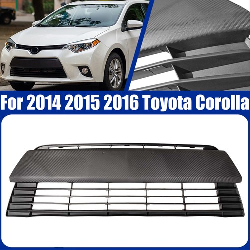 Fits 2014 2015 2016 Toyota Corolla CE LE New Front Bumper Lower Grill Grille - Picture 1 of 15