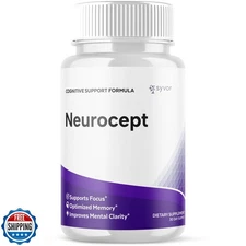 Neurocept Capsules, Official Neurocept Brain Supplement Pills with All Natura