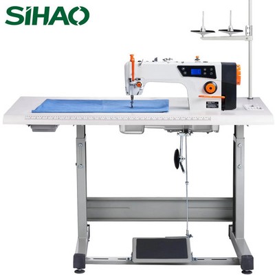   SIHAO 550W Industrial Digital Sewing Machine, Servo Motor Lock Stitch 5000SPM