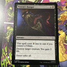 Venom's Hunger C Marvel's Spider-Man 73 NM MTG M/NM 