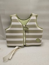 Sunnylife Kids Swim Vest Into The Wild Size 2-3 Khaki Crocodile Up To 42 Lbs