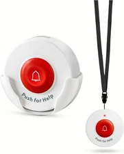 Life Alert Medical Call Button for Elderly at Home 100 Days of School - Compatib