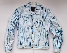  1850 Designer GIVENCHY Men's White Fashion Jeans Denim Jacket M