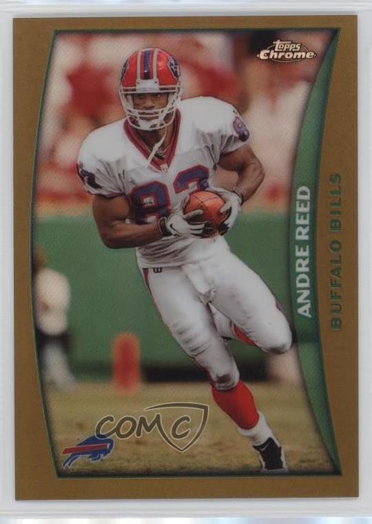 1998 Topps Chrome Refractor Andre Reed #91 HOF 02g9