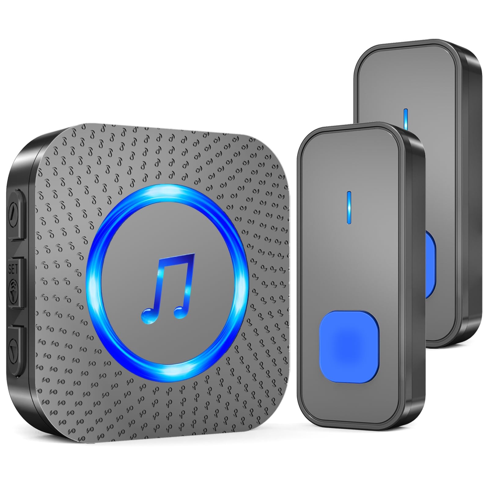 SURFOU Wireless Doorbell Electric Cordless Waterproof Door Bells Chime with Plu 7490₽