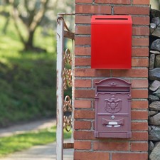 Letter Boxes for outside Wall Large Capacity Mailbox House Modern Mounted