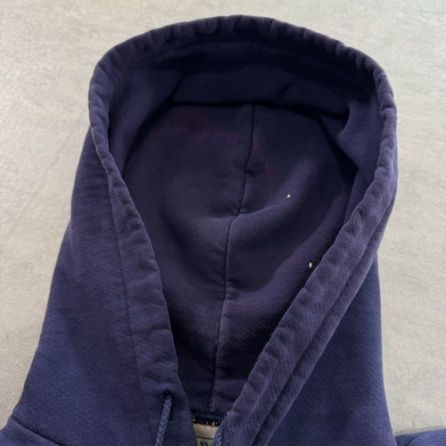 Vintage LL Bean Russell Athletic Sweatshirt Mens 2XL Blue Button Hoodie Pullover - Picture 15 of 24