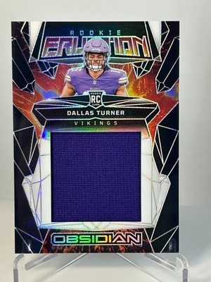 2024 Obsidian - Rookie Eruption Materials Dallas Turner #ERM-DTR