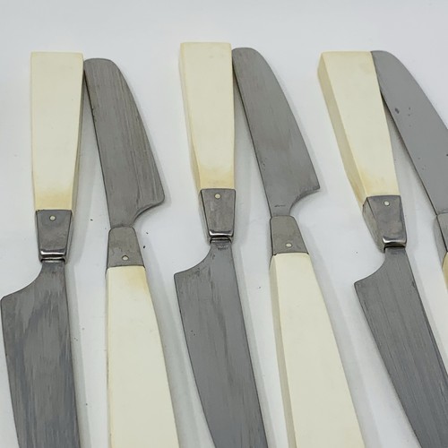 Vintage MCM lot of 30 SUPREME QUALITY CUTLERY LUCITE JAPAN - Imagen 12 de 12