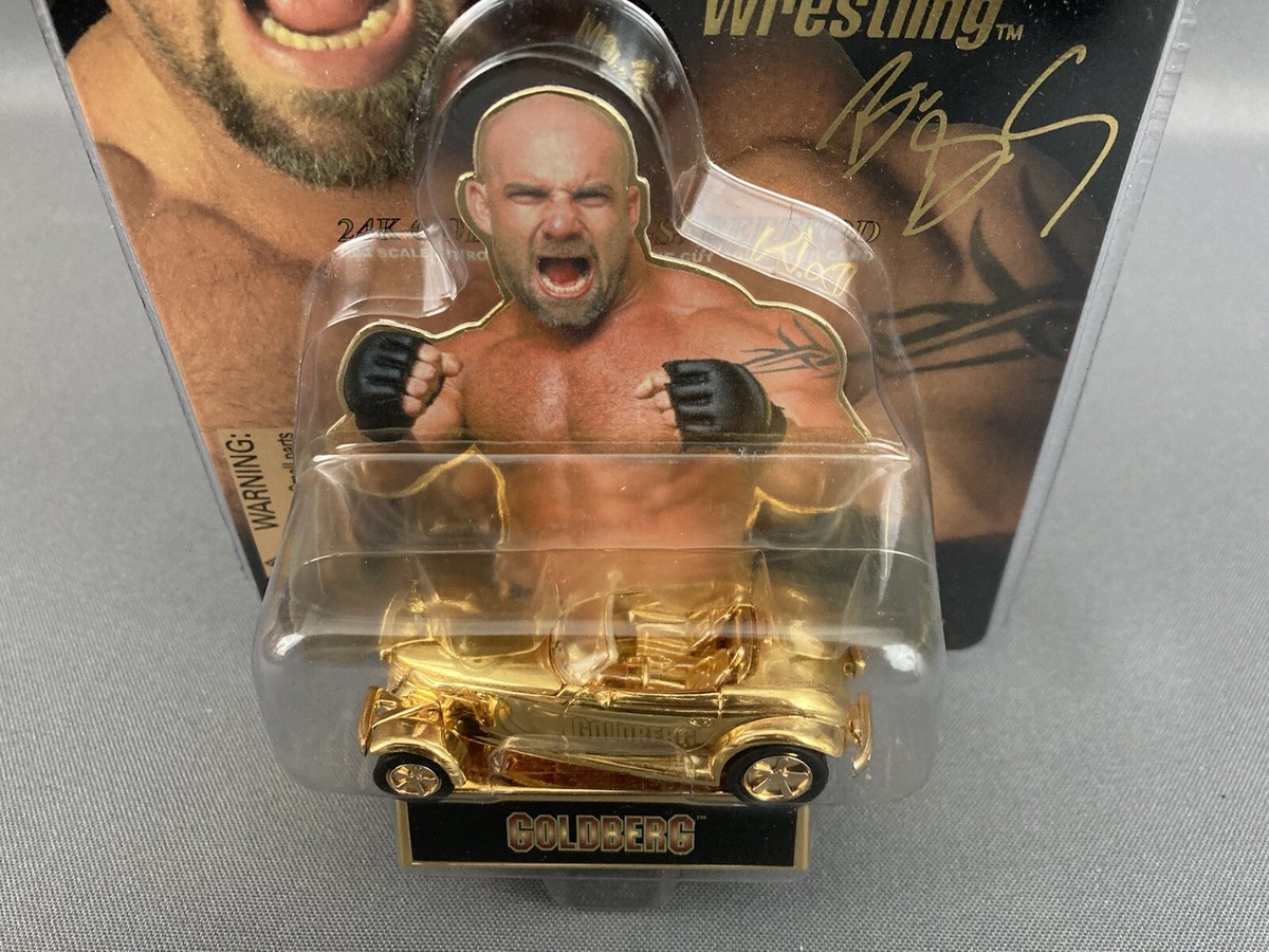 Racing Champions 1/64 WCW Goldberg 24k Gold Plated Prowler Diecast