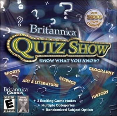 Britannica Quiz Show - Take the Challenge! Macintosh OSX Edition Game Sealed New