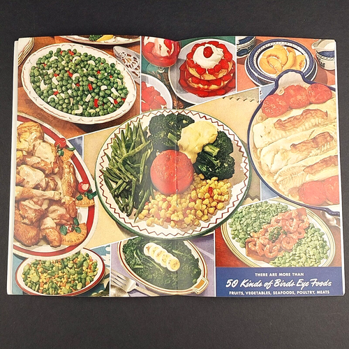 Vintage 1942 Modern Foods For Modern Menus w/ Miracle Quick-Freezing by Birdseye - Bild 6 von 7