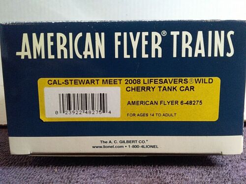 AMERICAN FLYER Cal-Stewart 7 Car Lifesavers Tank Car Set - Picture 6 of 21