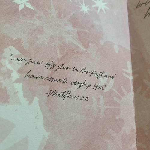 Tarjeta de felicitación de citas de Navidad para niños nativos americanos de escuela india St Labre - Imagen 4 de 7