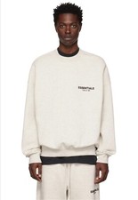 Fear of God Essentials Relaxed Crewneck SS22 Light Oatmeal Size Large Only