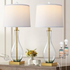 Table Lamps Set Of 2 With Touch Control 27" Bedside Desk Lamps For Nightstand De