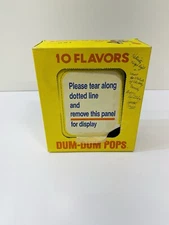 Vintage Dum-Dums Pops 120 Count, Package, 10 Flavors, Box Only Dum Dums