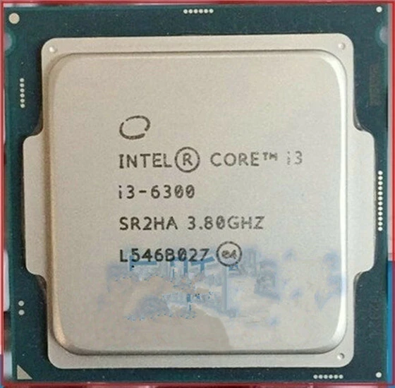 Intel i3-6100 i3-6300 i3-6320 i3-7100 i3-7300 LGA 1151 51W CPU - Image 3 of 4