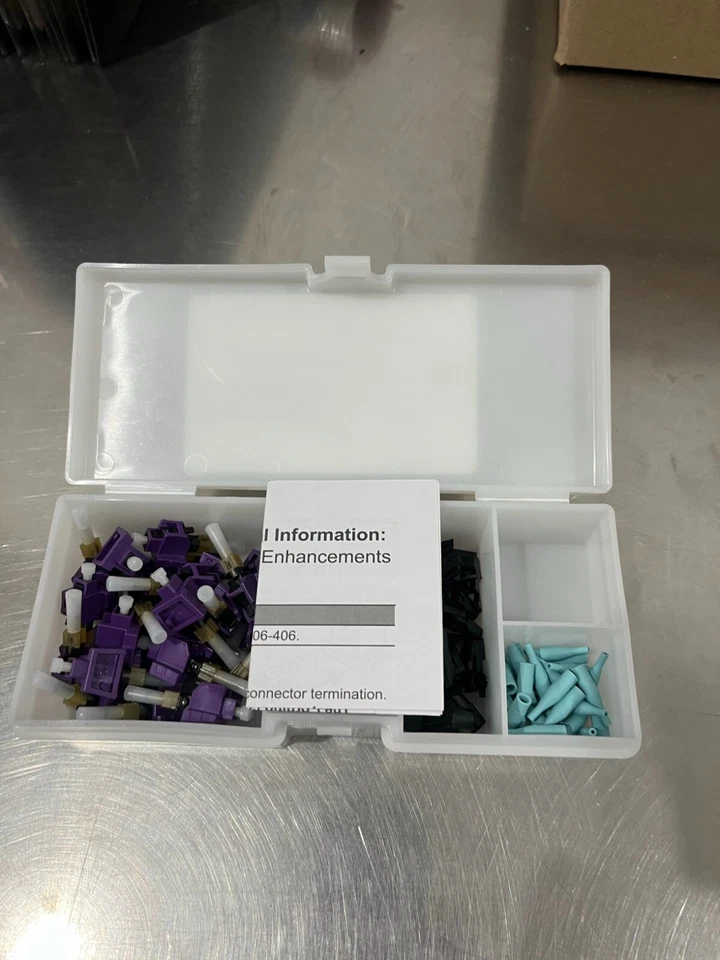 Corning 95-050-99-X-Z Unicam LC OM3/OM4 Multimode 50um Fiber Connector (25 Pack) - Image 3 of 4