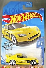 2020 Hot Wheels #153 Honda 4/5 HONDA S2000 Yellow w/White AD Spoke Wheels
