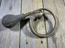 VINTAGE MUSCLE BIKE BICYCLE BUGLE AIR HORN HOOTER BELL LOUD CLEAR TONE REEDS