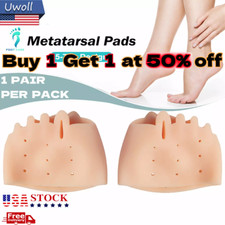 2 Pcs Silicone Bunion Toe Corrector Orthotics Straighter Separator Pain Relief