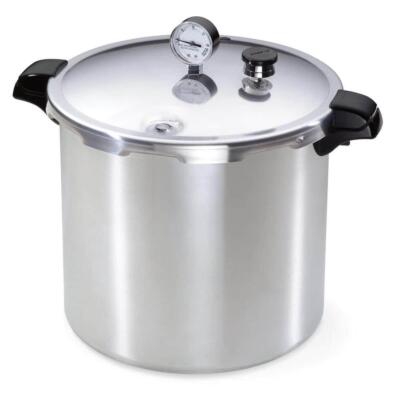 23 qt. Aluminum Pressure Canner with Rack