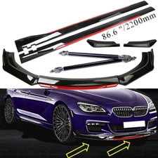 For BMW 6 SERIES M Sport 640 Front Bumper Lip Spoiler Splitter /Side /Skirt Body