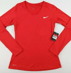 red dri fit long sleeve