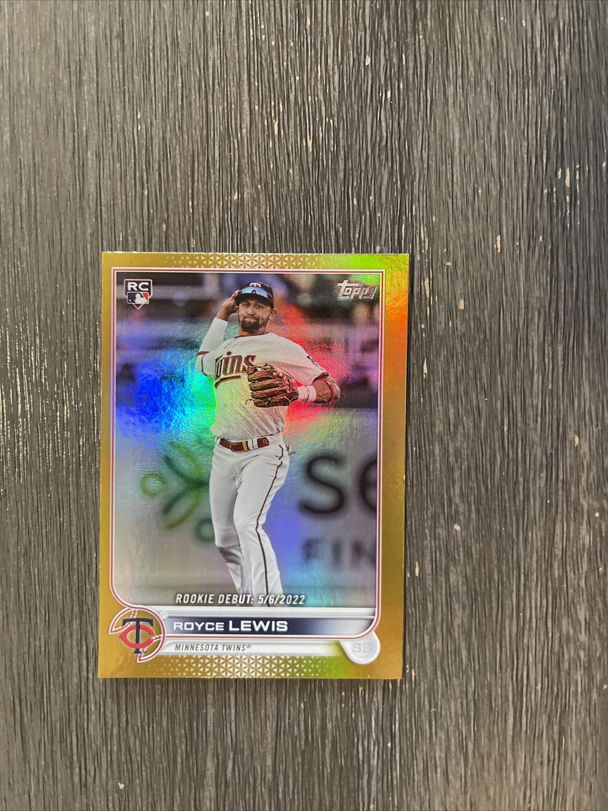 2022 Topps Update-Gold Foil-Rookie Debut-Royce Lewis RC#US149