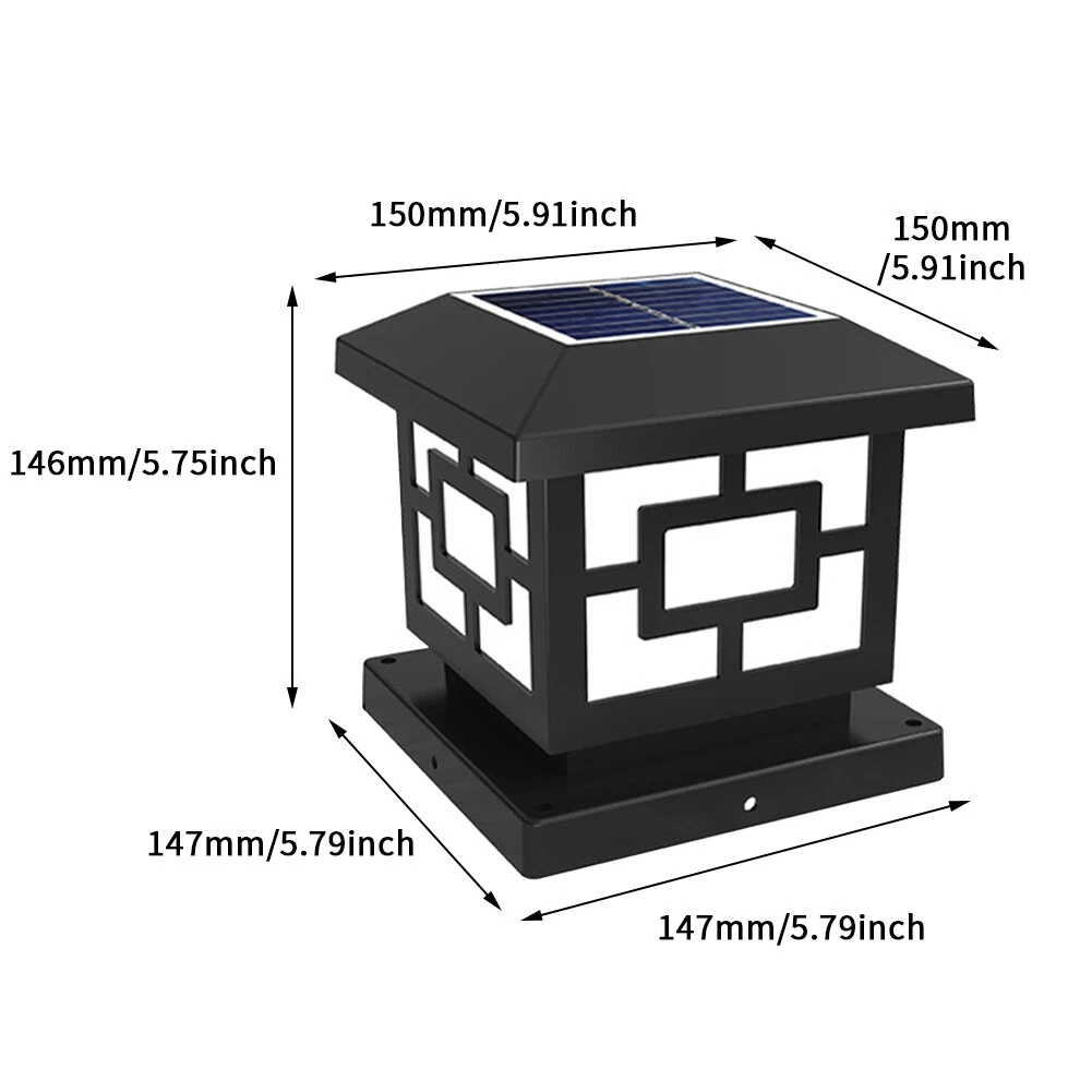 Pole top sale solar lights