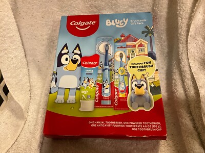 Colgate Kids Bluey Holiday Pack Brushtastic Gift Pack Teeth Care Set