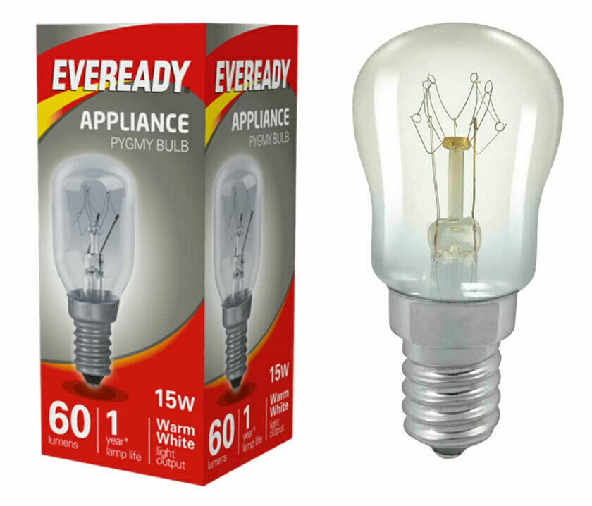 5 X Himalayan Salt Lamp Bulbs E14 15W Pygmy Light Appliance Bulb SES Small Screw