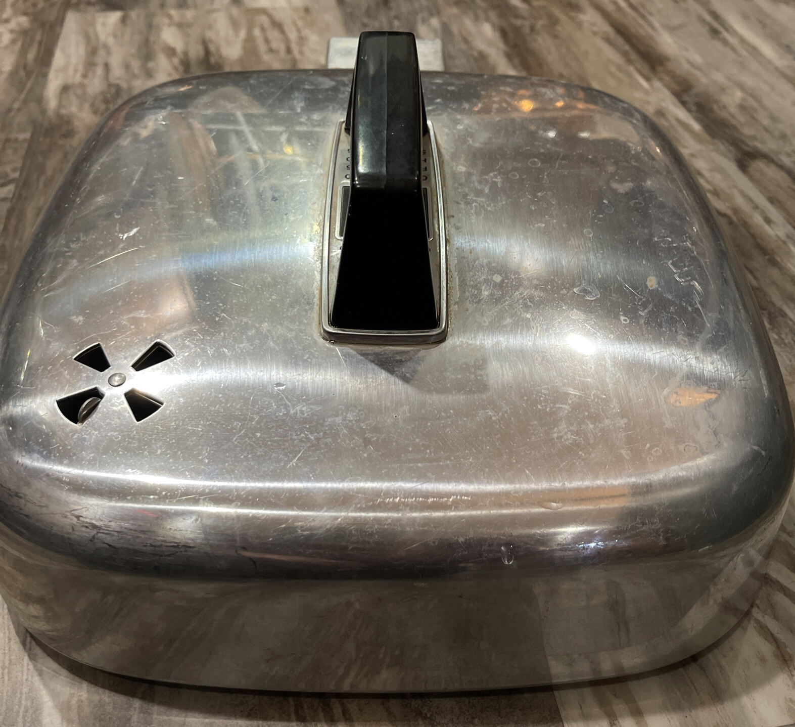 Replacement lid Broiler w Hinge rest Hoover Electric Fry Pan B3039