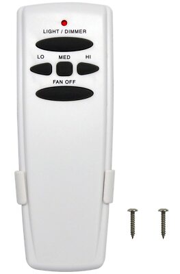 Fan-HD Ceiling Fan Remote Control Replacement for Hampton Bay Hunter, 3-Speed...