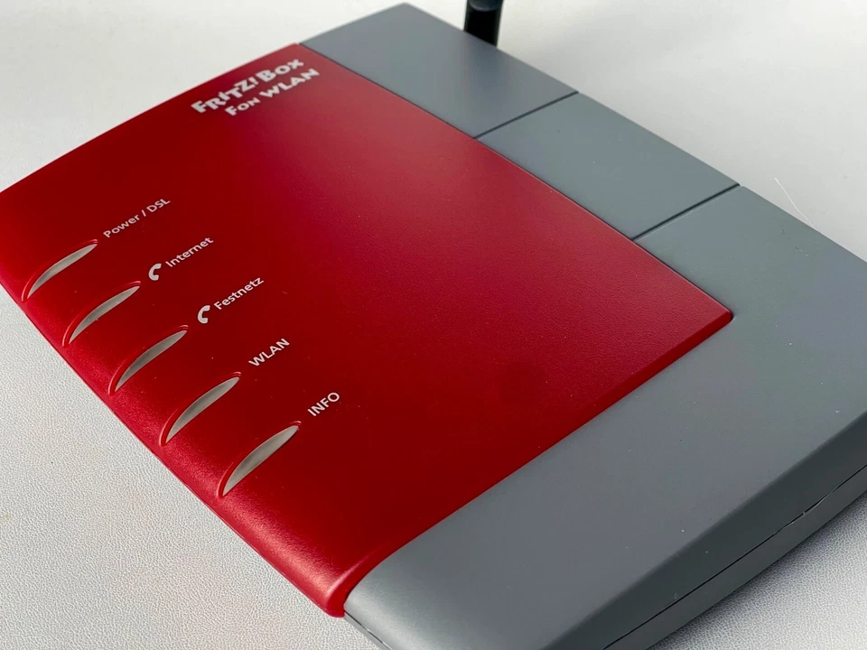 NEU AVM FRITZ!Box Fon WLAN 7170 v2 Rot Artikel Nr 2000 2361 - Bild 2 von 4